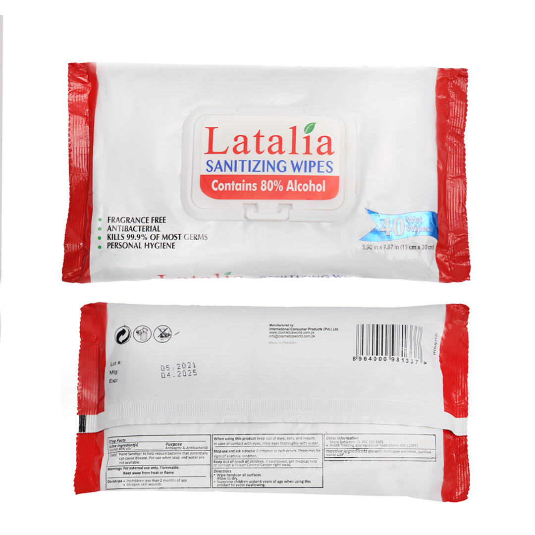 Sanitizing Wipes 40pcs